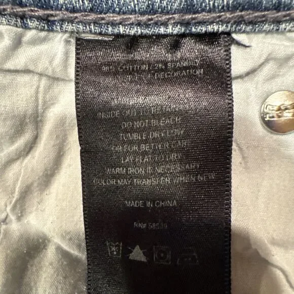 KUT from the Kloth Womens Jeans Size 6 Light Wash Denim Pants Distressed READ - Picture 9 of 11